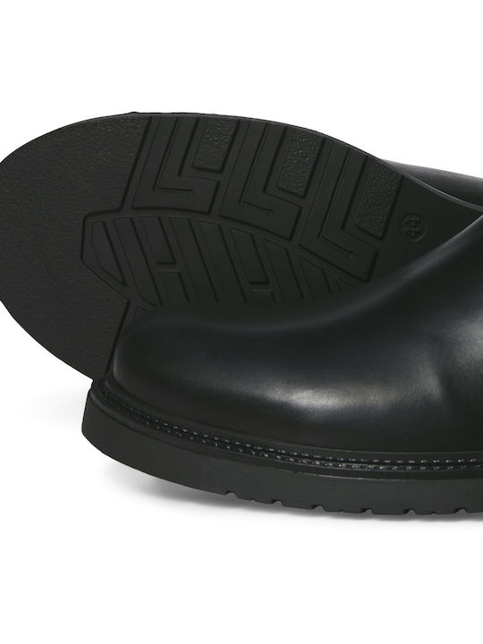Leather Chelsea Boots Black / Anthracite