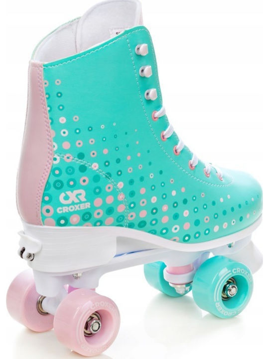 Adjustable Croxer Eysa Roller Skates Turquoise Pink L 39-42