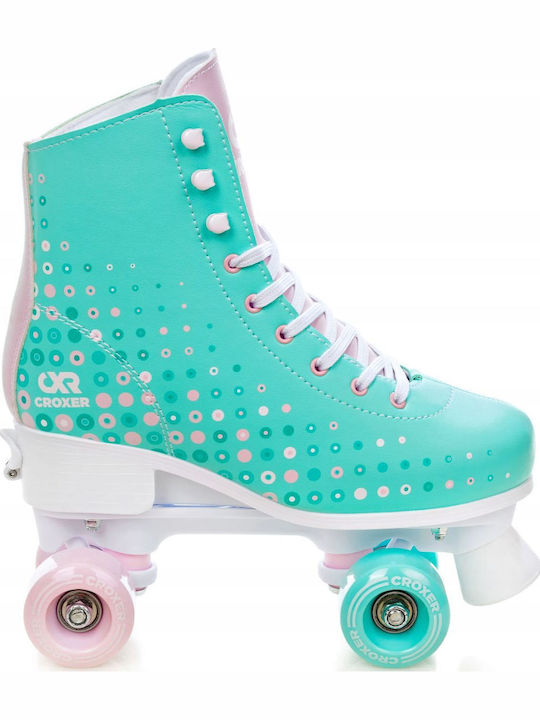 Adjustable Croxer Eysa Roller Skates Turquoise Pink L 39-42