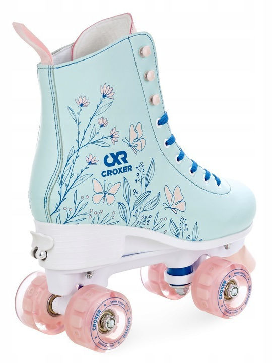 Adjustable Croxer Amara Rollers Led Wheels Turquoise Pink Size L 39-42