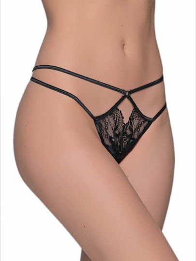 Milena by Paris Femei Sexy Slip Negru