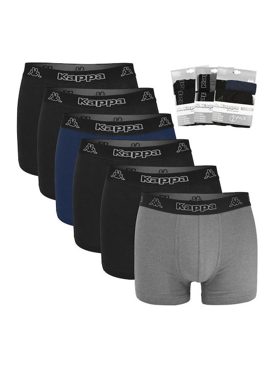 Kappa Men's Cotton Boxers 6-Pack 710947 Size