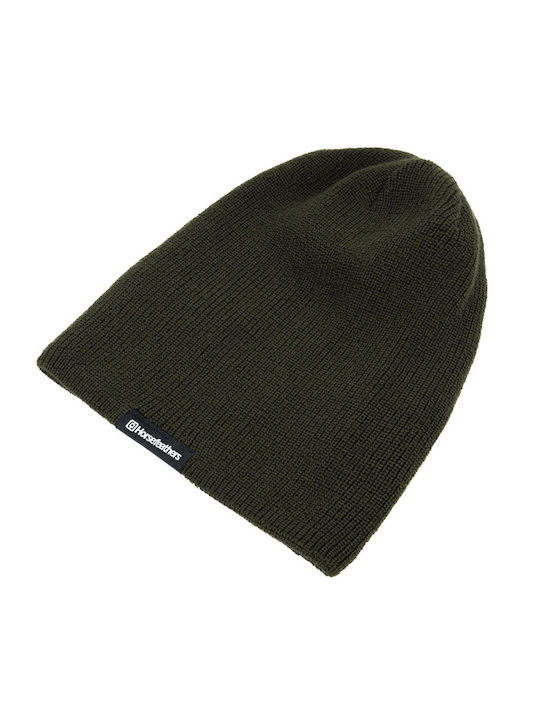 Horsefeathers Beanie Beanie Knitted in Green color