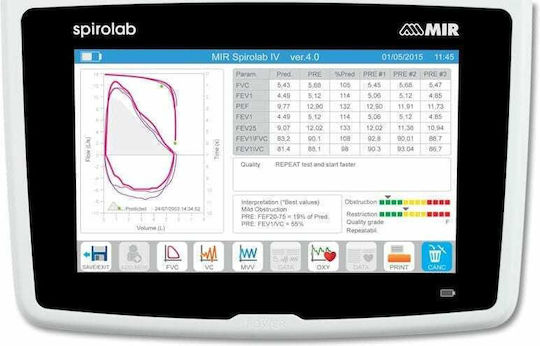 Spirometer Mir Spirolab Neue Mehrzweck-Turbine Ohne Oximetrie-Anzeige
