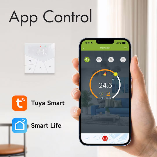 Smart Digital Thermostat with Wi-Fi BHT-15GBLW