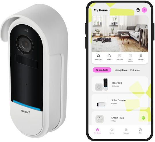 Smart Wireless Video Doorbell Tuya Omajin By Netatmo
