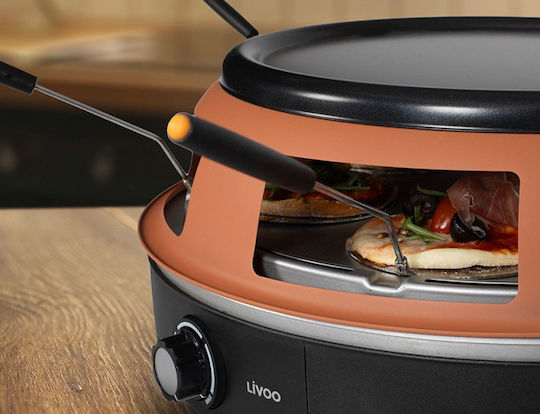 Livoo Παρασκευαστής Πίτσας 1200W Καφέ