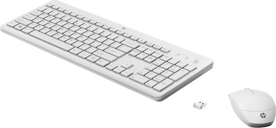 HP 230 Wireless Keyboard & Mouse Set German White