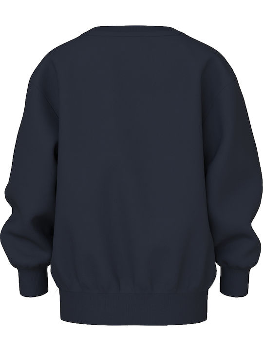 Name It Kinder-Sweatshirt mit Taschen Dark Blue