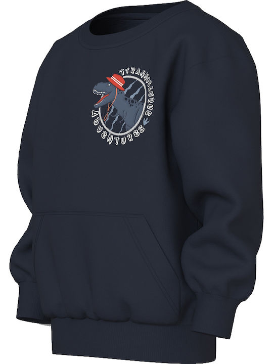 Kids Sweatshirt with Pockets Dark Blue
