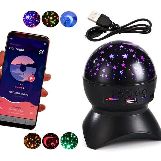 Lumini LED Lampă de proiecție pentru copii Negru 13x11cm