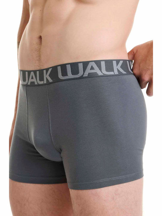 Men's Boxers Black - Blue - Gray 3Pack