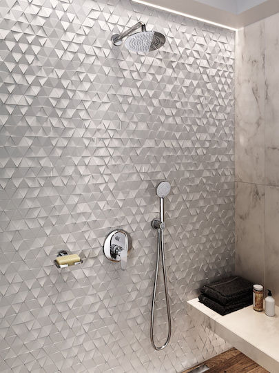 Ferro für Dusche Silber