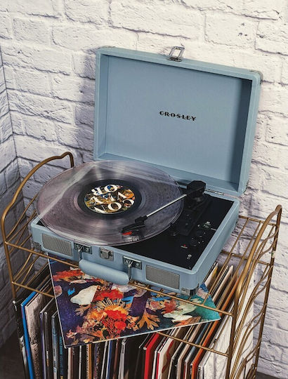 Crosley Cruiser Plus CR8005F-TN4 Кутия за риболовни принадлежности Грамофон с Вградени говорители Tourmaline