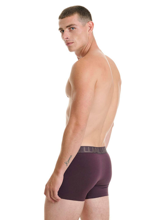 Men's Boxers Black-Khaki-Bordeaux 3Pack