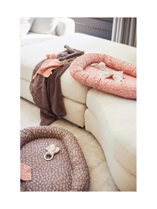 Jollein Βρεφικό Μαξιλάρι Φωλιά Meadow Rosewood 52x90εκ.