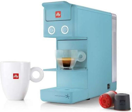 Illy Francis Y3.3 Кафемашина за капсули Iperespresso Налягане 19бар Син