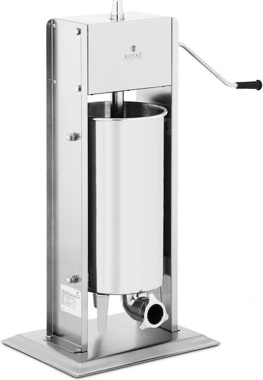 Vertical Manual Sausage Stuffer Filler Injector 15 L + 4 Funnels