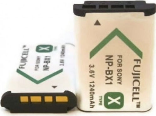 Fujicell Μπαταρия за фотоапарат NP-BX1 Литиево-йонни (Li-Ion) 1240mAh Съвместима с Sony