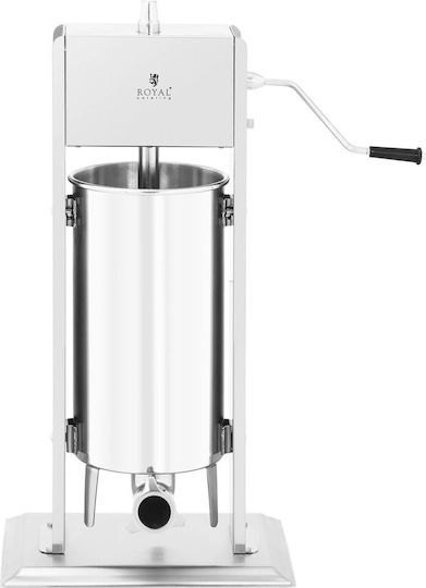 Vertical Manual Sausage Stuffer Filler Injector 15 L + 4 Funnels