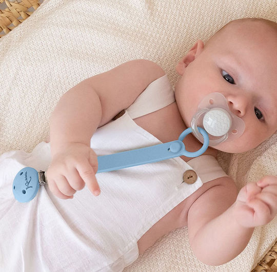 Kiokids Pacifiers Accessories Ribbon from Fabric Blue
