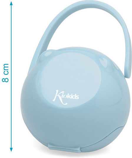 Kiokids Θήκη Πιπίλας από Πλαστικό Μπλε
