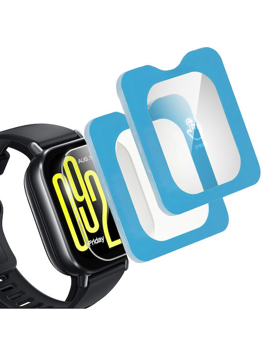 2x Закален стъклен инсталационен рамка Erbord Xiaomi Redmi Watch 5 Active