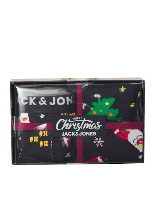 Kids' Socks 2 Pairs Boxer Christmas Giftbox Jack Jones Black Boy 12267023 Black