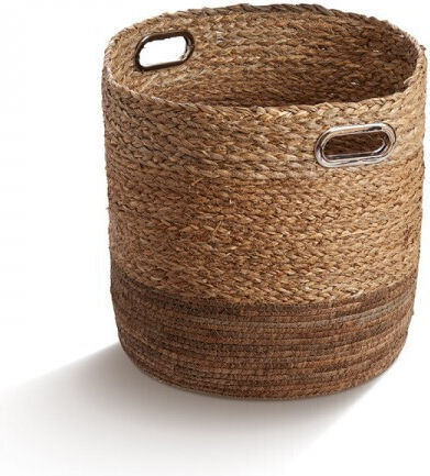 JK Home Decoration Set Coșuri Decorative Din Bambus Maro 3 Bucăți