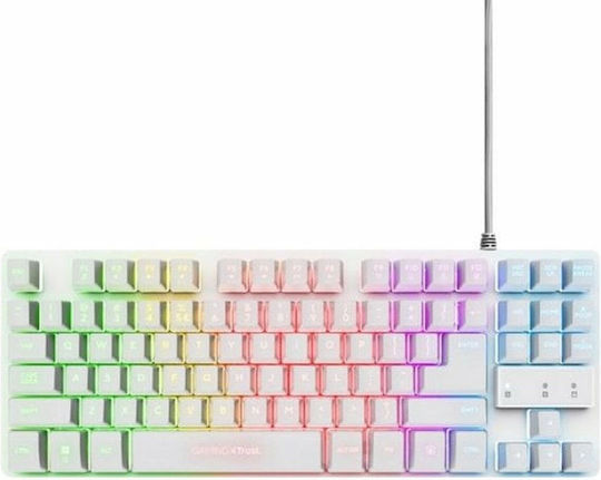 Trust GXT 794W Drahtlos Set Gaming Tastatur mit RGB-Beleuchtung & Maus (Spanisch) Weiß