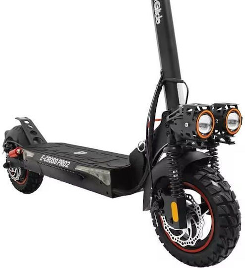 UrbanGlide Escooter Ecross Pro II 48V 800W Trotinetă Electrică cu Viteză Maximă 25km/h și Autonomie Maximă 50km în Culoare Neagră