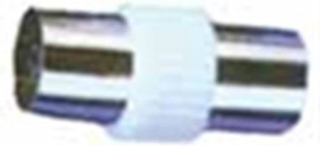 Tele Converter Coaxial male to Coaxial male White 1pcs AA-068