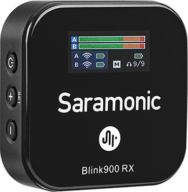 Saramonic Комплект Безжично Микрофон Πέτου, Clip On Журналистически в Черен Цвят