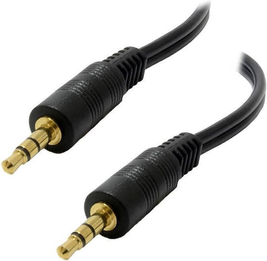 Tele 3.5mm Jack Cable Male - 3.5mm Jack Male Black 1.5m CR-158/1.5