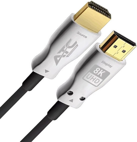 ATC HDMI 2.1 Ultra High Speed 48Gbps 4K 120Hz HDR VRR Cable HDMI male - HDMI male 100m Μπλε