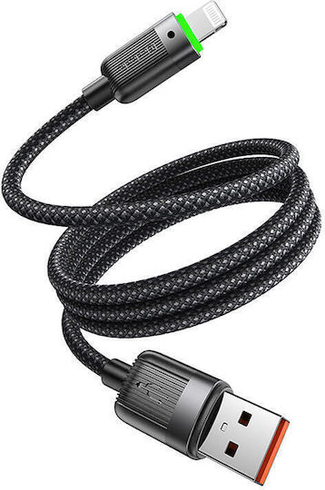 Mcdodo Μαγνητικό USB-A to Lightning Cable 18W Μαύρο 1.2m 899H23