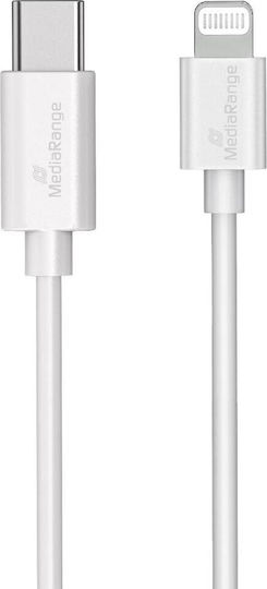 Mediarange Ladekabel Lightning auf USB Typ C 1m