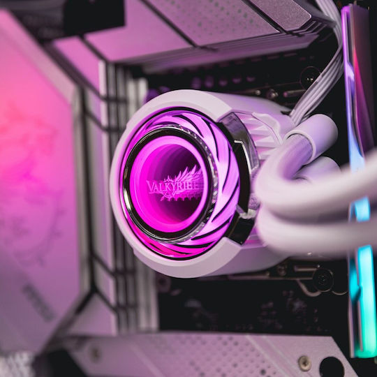 Valkyrie Jarn 280 RGB Υδρόψυξη AIO CPU με 2 Ανεμιστήρες 140mm Λευκή
