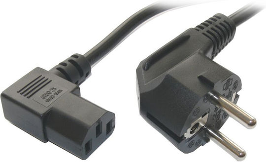 Powertech Schuko - IEC C13 Cable 1.5m Black (CAB-P015)