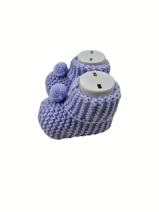 Bebepaidika Baby Slippers Blue