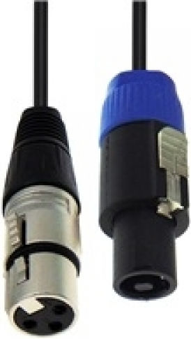 Lz Speaker Cable Speakon male - Speakon female 3m (01.037.0356)