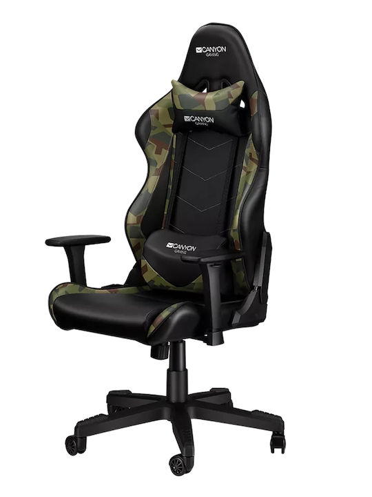 Canyon Argama GС-4AO Καρέκλα Gaming Δερματίνης με Ρυθμιζόμενα Μπράτσα Military