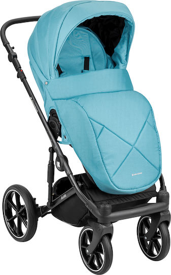 Kikka Boo Amani Adjustable 2 in 1 Baby Stroller Suitable for Newborn Mint 14.9kg