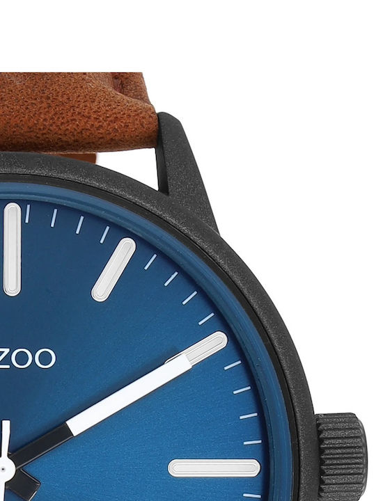 Oozoo Timepieces Ρολόι Μπαταρίας με Δερμάτινο Λουράκι Oozoo Timepieces Ρολόι Μπαταρίας με Δερμάτινο Λουράκι