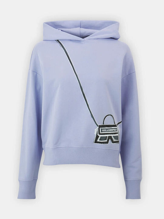 Women's Sweatshirt Hooded Lilac