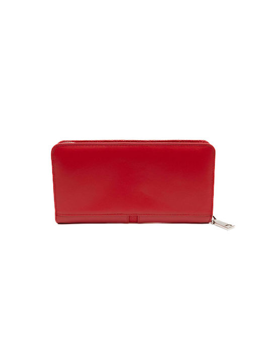 Guy Laroche Large Leather Women's Wallet with RFID Red