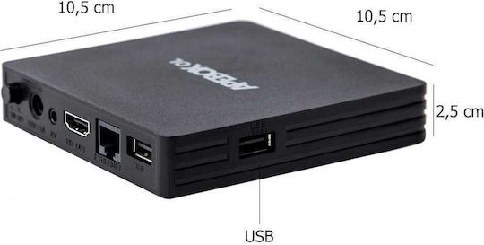 Apebox ТВ кутия OL 4K UHD с WiFi USB 2.0 1GB RAM и 8GB Памет за съхранение с Операционна система Linux