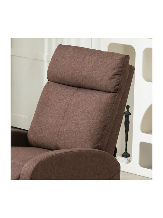 Relax Armchair with Footstool Coffee 69x85x100cm