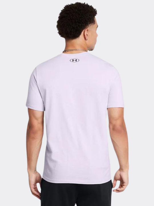 Under Armour Ua Left Chest T-shirt Purple