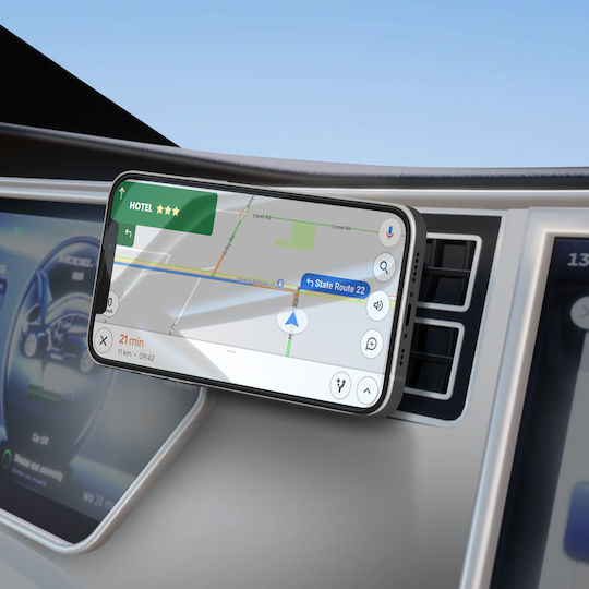 Linq Magnetic Car Phone Holder Tesla Model S X Rotating Black